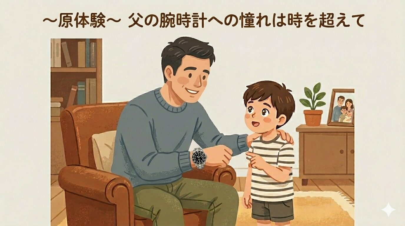 〜原体験〜 父の腕時計への憬れは時を超えて